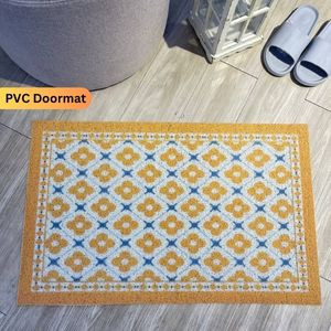 Coastal Theme PVC Doormat - All-Weather Mat