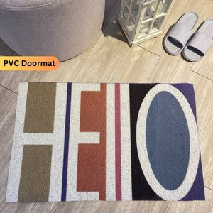 Stylish Welcome PVC Doormat - Non-Slip