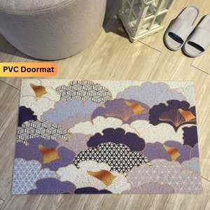 Classic Border PVC Doormat - Fade-Resistant