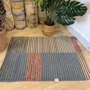 Classic Striped Design Doormat - 1.2m x 0.8m - Perfect for Every Entryway