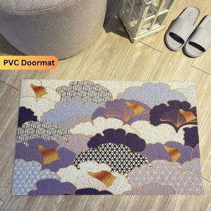 Modern Geometric PVC Doormat - Easy to Clean