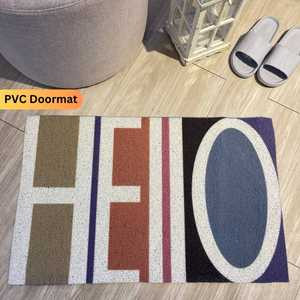 Elegant Welcome PVC Doormat - Easy to Clean